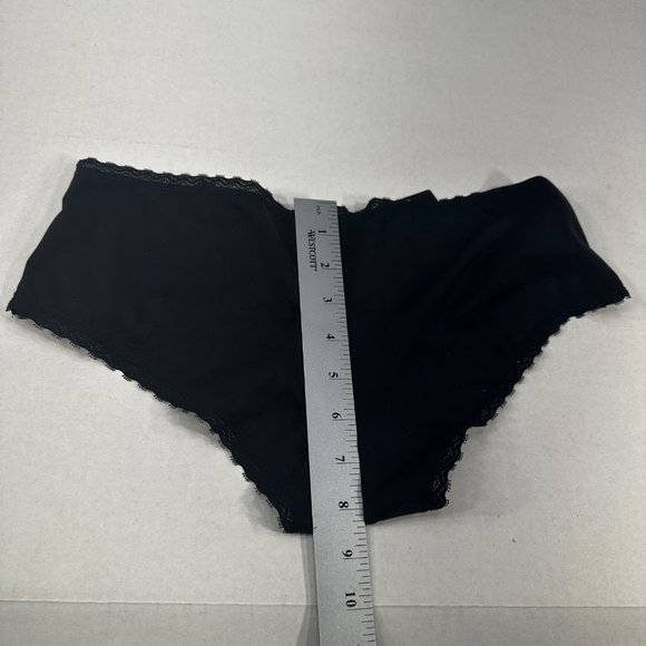 Maidenform Women's Size 7 Large Panty Comfort Devotion Cheeky Hipster Black New - Picture 9 of 9